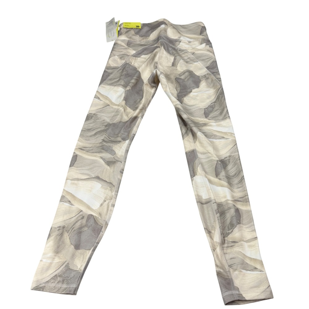 All in Motion Womens White Canyon High-Rise 7/8 Leggings Contour Power Waist‎ S